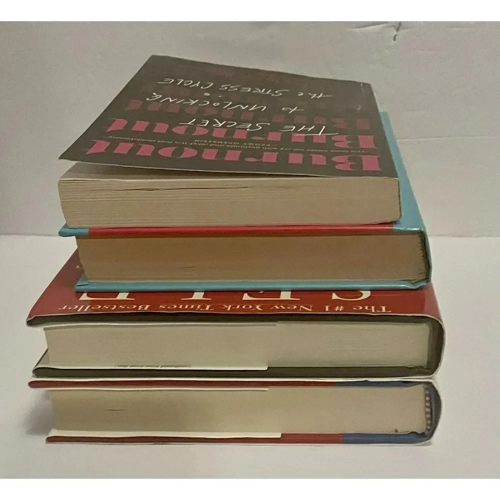 Lot of 4‎ Self Help Books (3 Hardcover, 1 Paperback) See Description For Titles